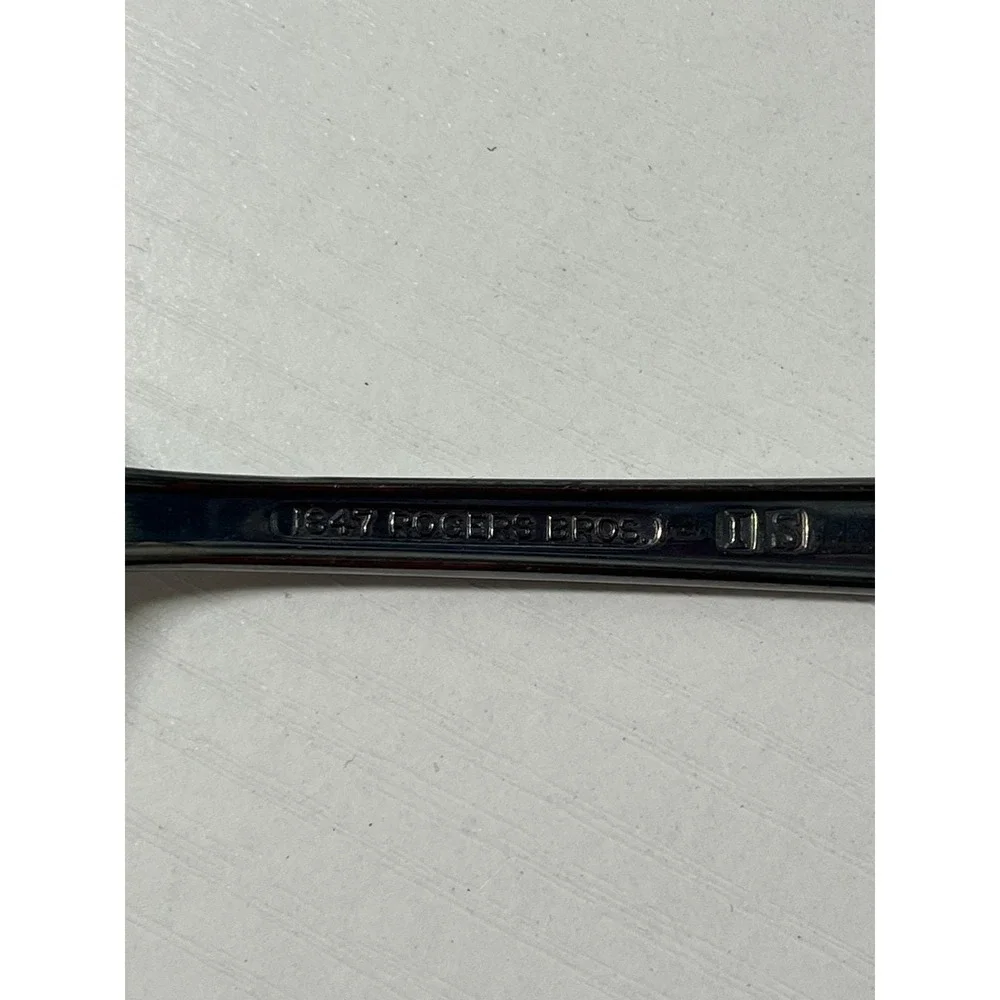 1847 Rogers Bros‎ Eternally Yours Silverplate Cold Meat Fork & Gravy Ladle Set